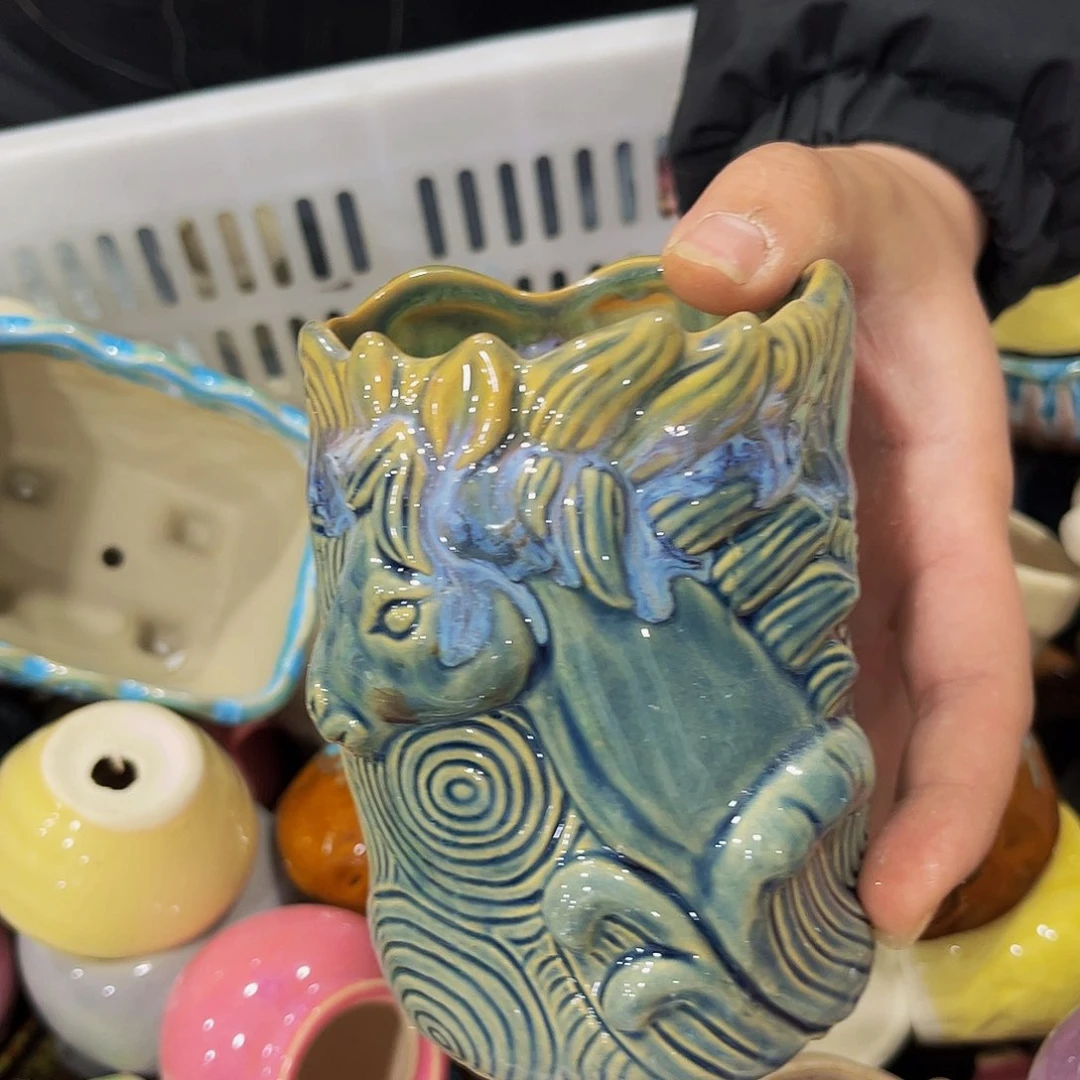 陶瓷高温陶瓷多肉花盆