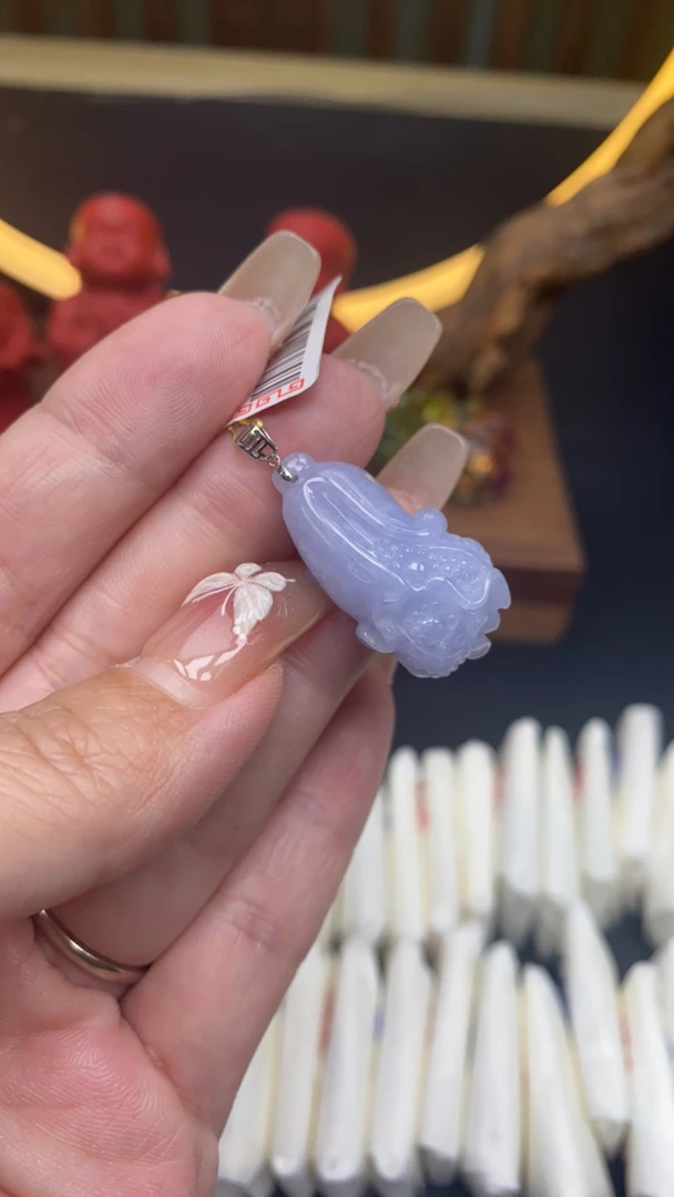 天然a货翡翠18k白菜770