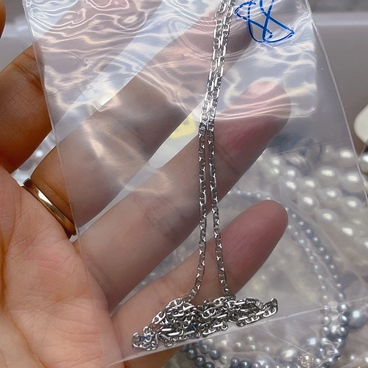 银S925镶嵌淡水珍珠吊坠或者耳钉