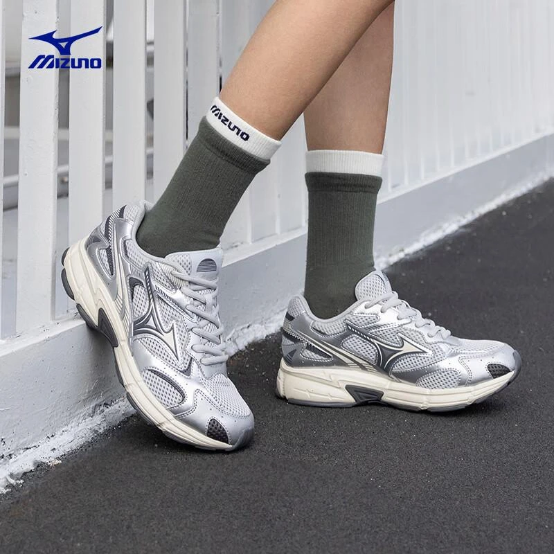【跑者美学】Mizuno/美津浓冰川灰网面透气低帮减震跑步鞋 SPEED 2K