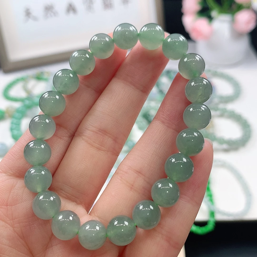 翡翠未镶嵌手链手链8.8mm