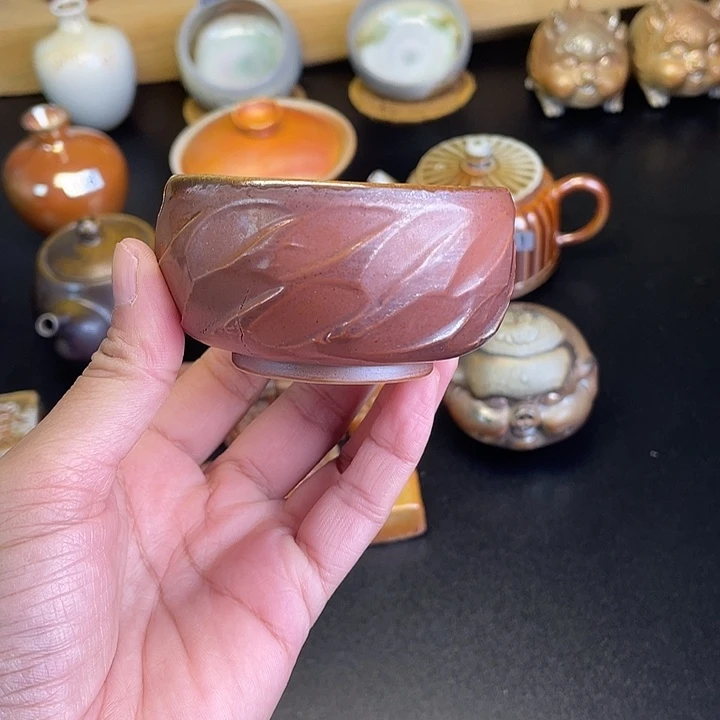 燃薪柴烧茶器主人杯