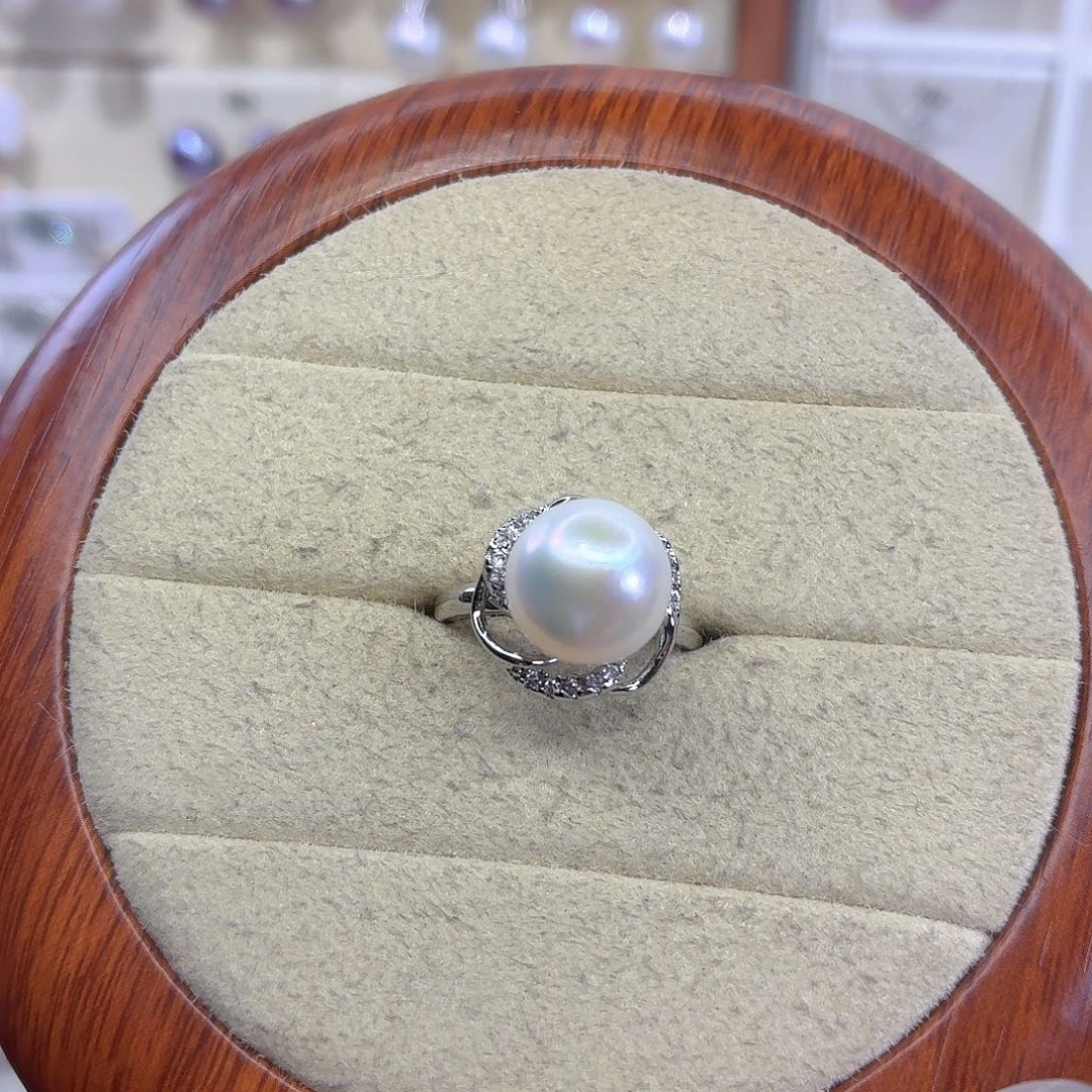 淡水珍珠戒指合金F