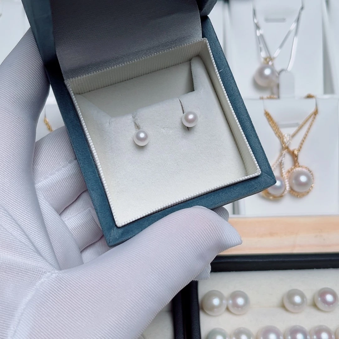 手绳银S925镶嵌淡水珍珠