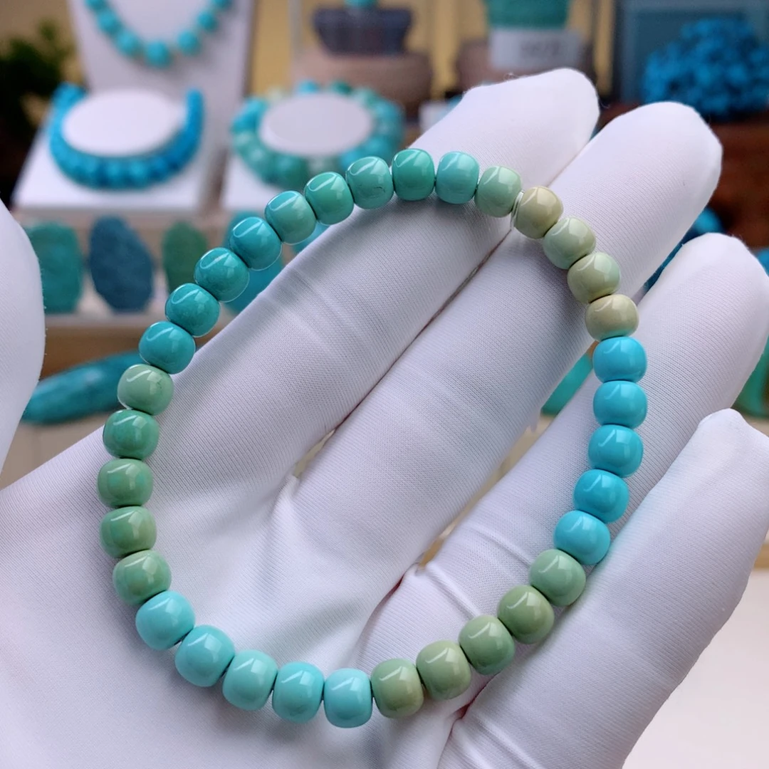 绿松石未镶嵌挂件