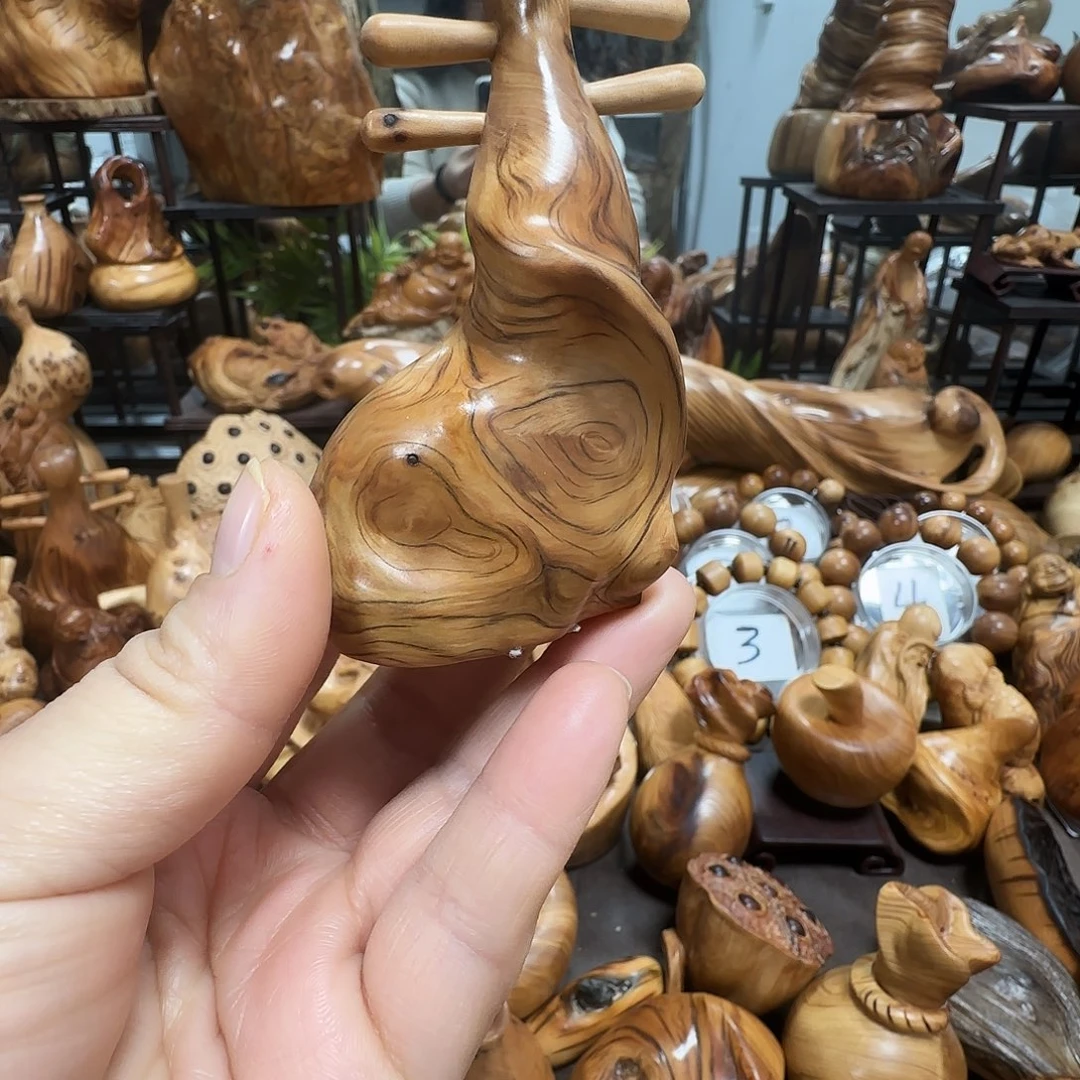 柏木（崖柏）太行崖柏陈化黑油虎皮纹琵琶