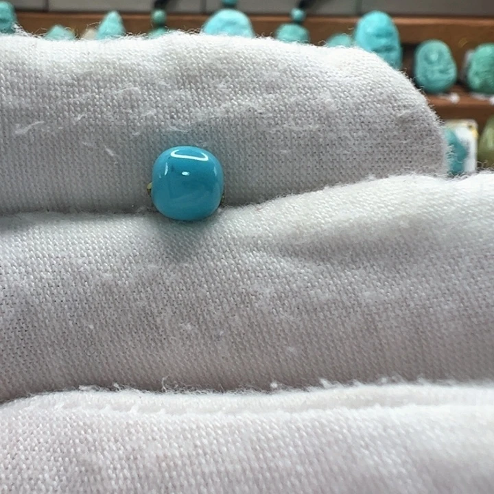 绿松石未镶嵌老型珠 6.2mm