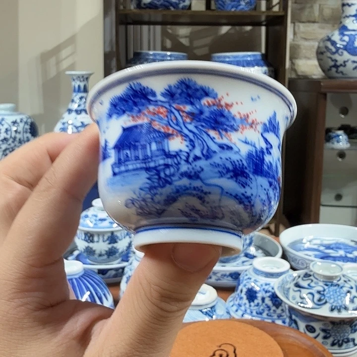 摆件宇泽堂福利山水杯