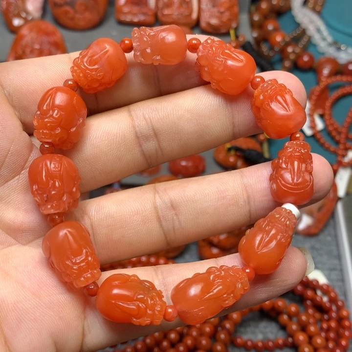 未镶嵌手串南红玛瑙