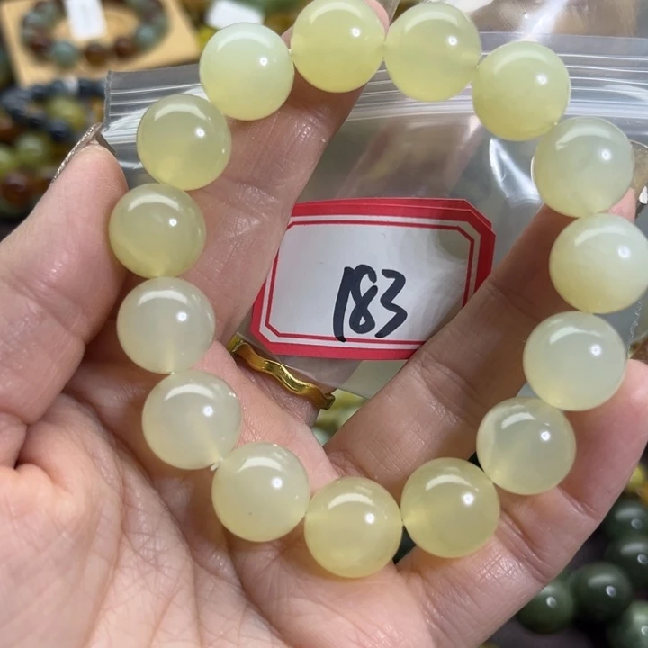 蛇纹石玉未镶嵌手链