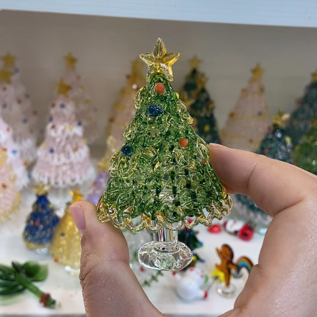 琉璃手工艺品绿金
