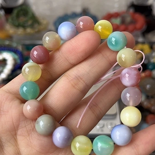 玛瑙/玉髓手链未镶嵌矿坑