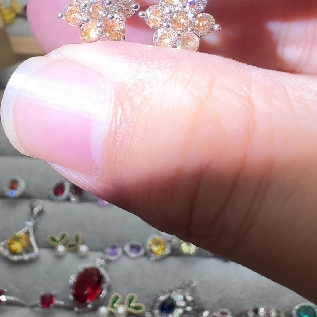 水晶银S925镶嵌戒指