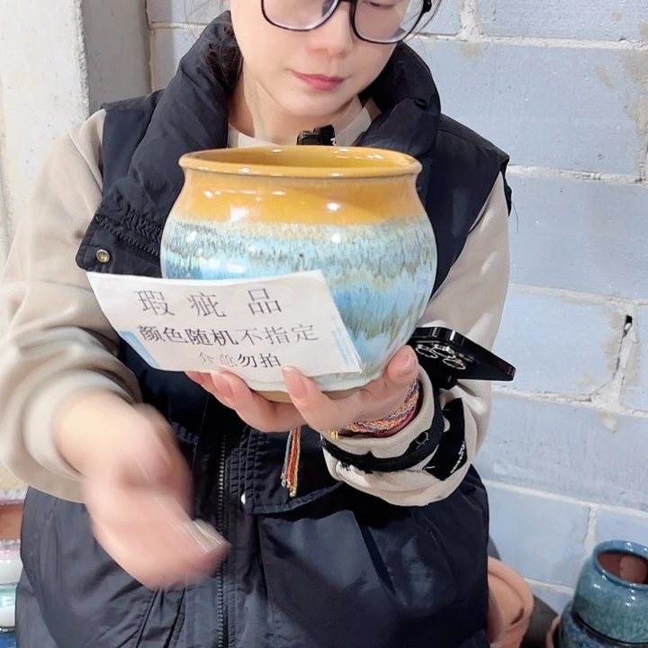 红陶瑕疵高15/14一个