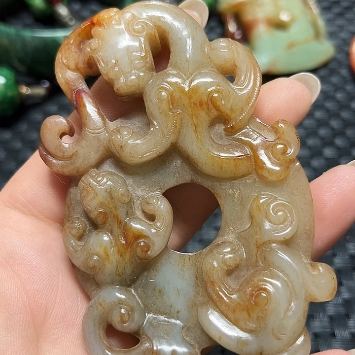滴血莲花菩提把件人*
