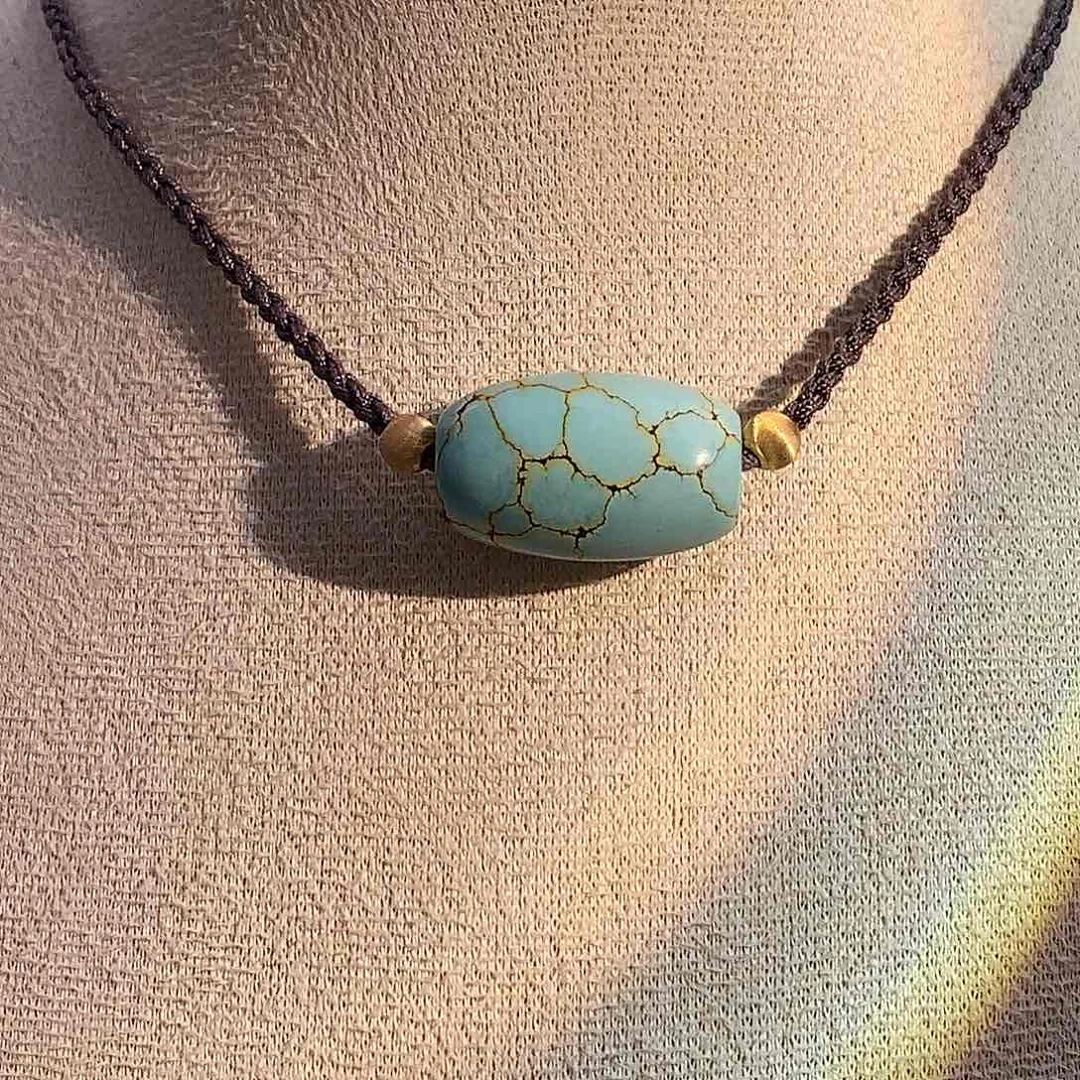 未镶嵌绿松石项链