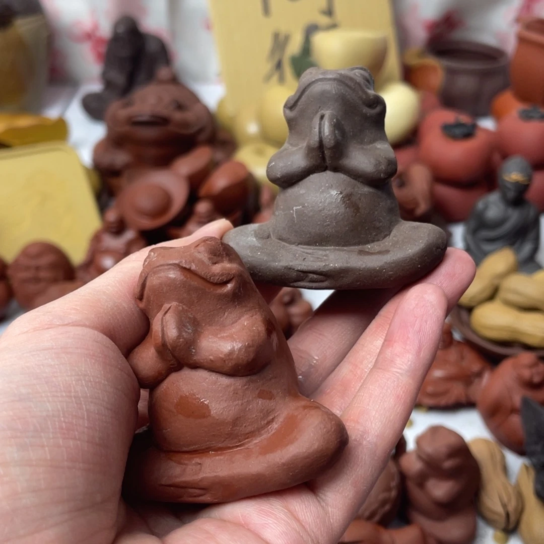 紫砂茶宠紫砂瑕疵