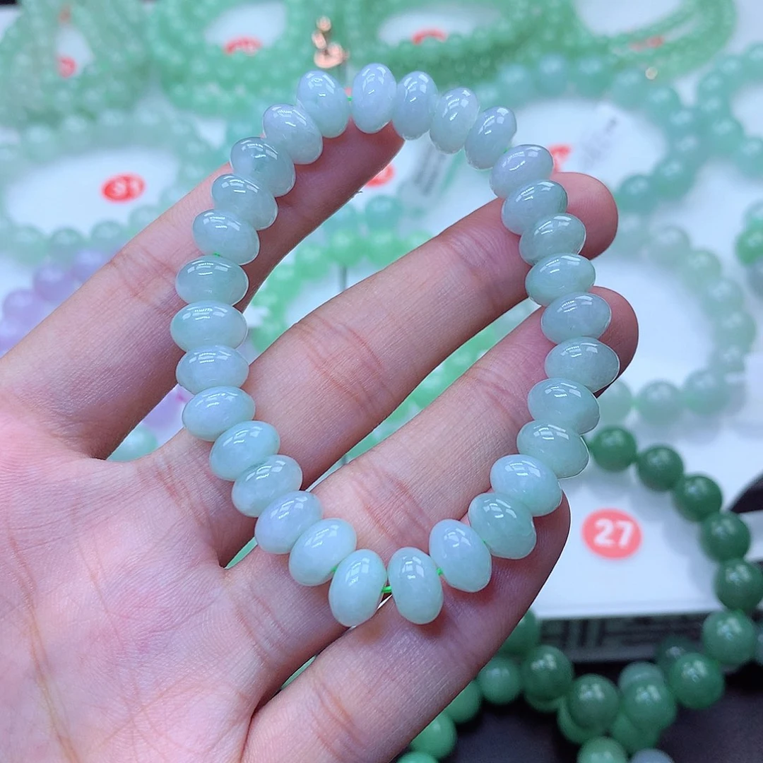 翡翠未镶嵌毛衣链