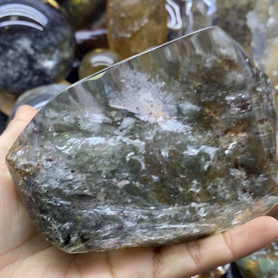 水晶未镶嵌珠宝半成品