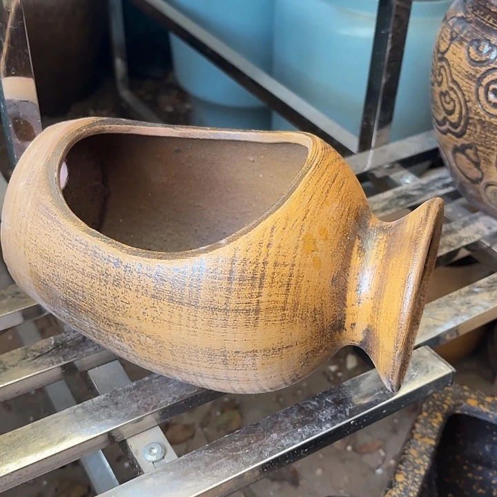 粗陶口径13/21/13进水口1.6厘米