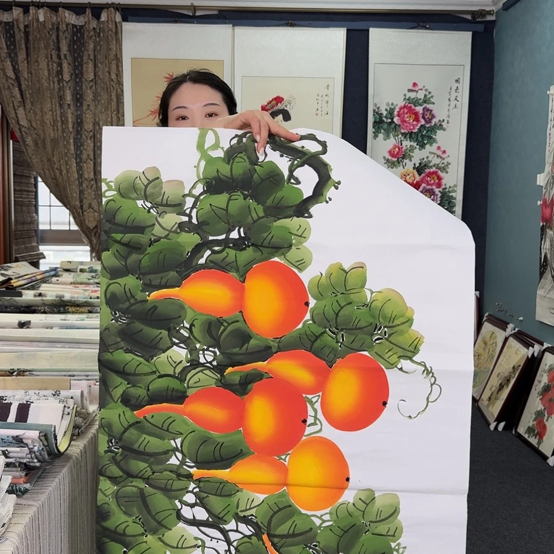 纯手绘国画作品作品