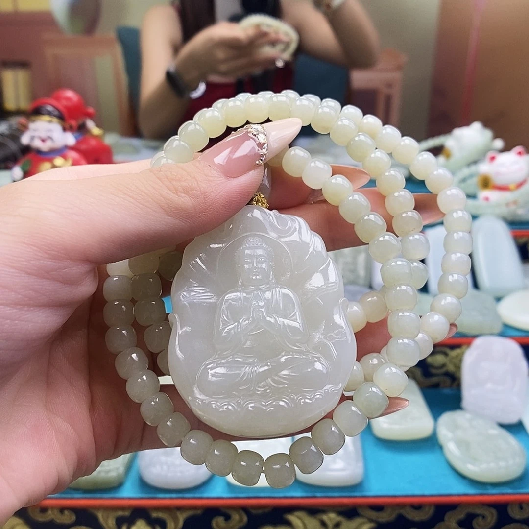 颈饰未镶嵌和田玉自*