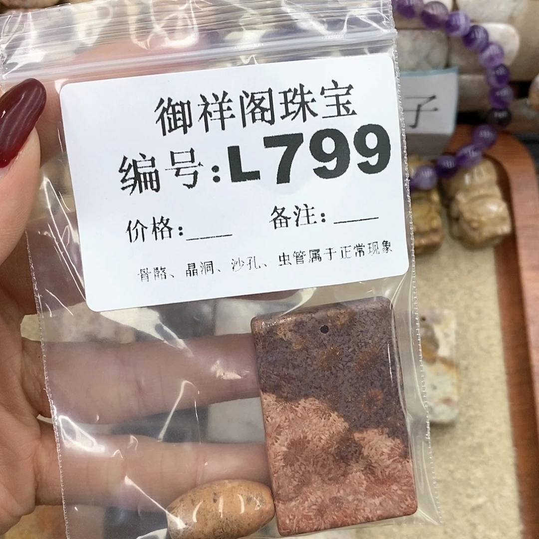 硅化珊瑚（珊瑚玉）L未镶嵌小****～