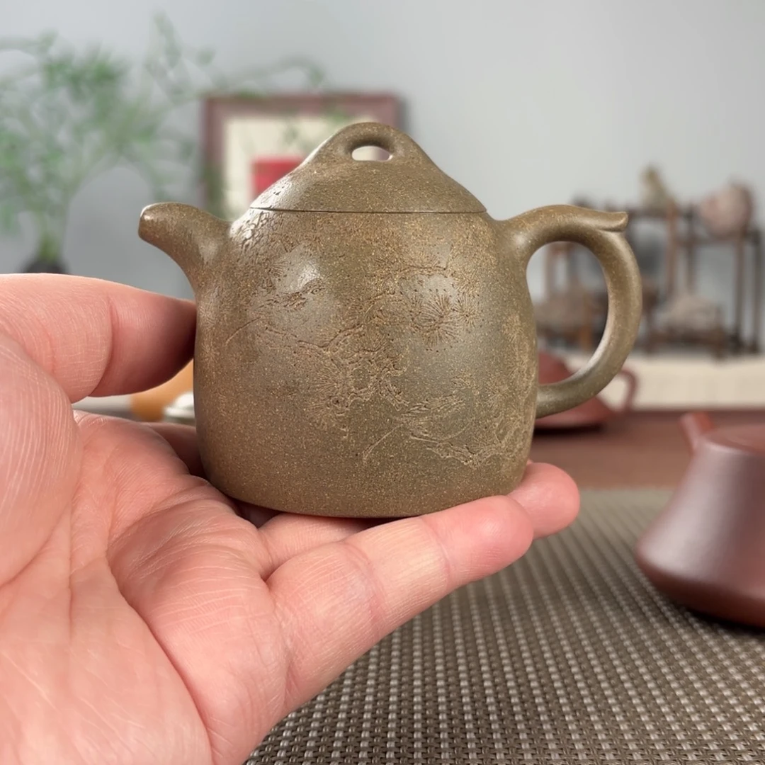 紫砂茶壶黄龙山原矿紫砂壶