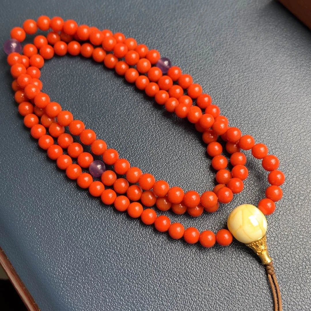 南红玛瑙未镶嵌保山天然原矿原矿南红5mm+圆珠手串