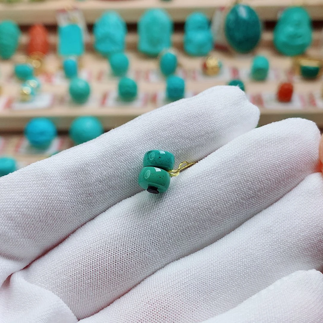 绿松石未镶嵌珠宝半成品