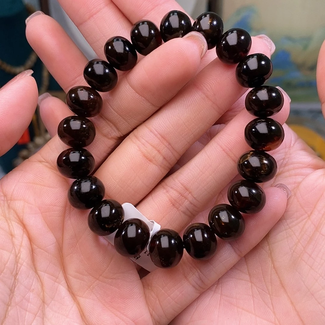 琥珀未镶嵌手链11➕