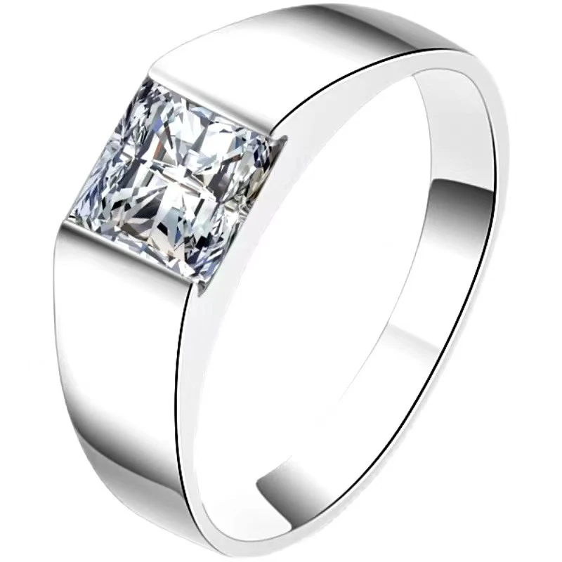 实验室培育钻石925银戒指 Easy 专属定制链接