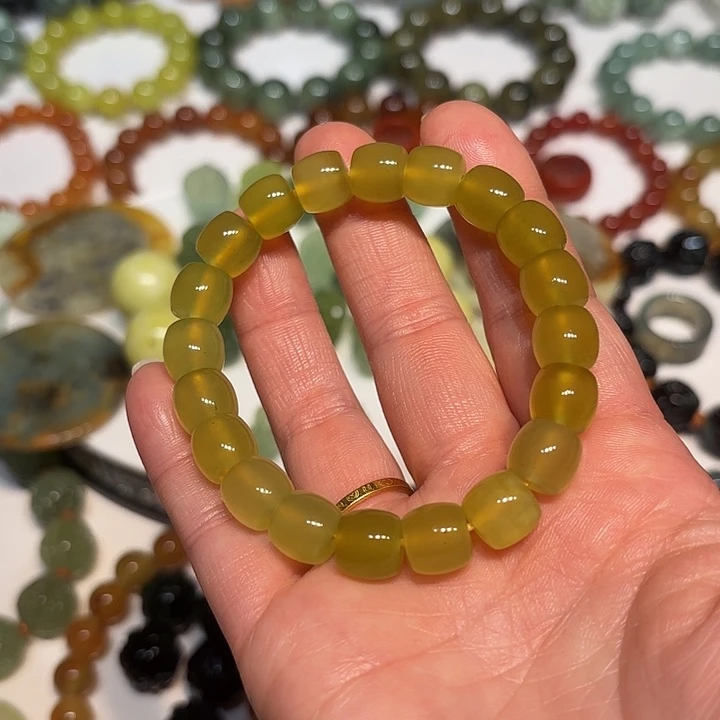 蛇纹石玉未镶嵌手串