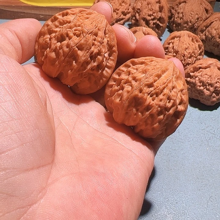 文玩核桃把件可***冰无名40