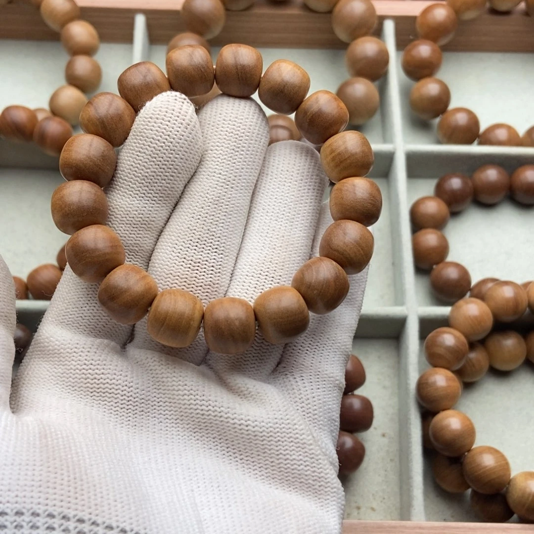 相***生檀香木手串/手链12.13老山檀香黑肉奶香手串