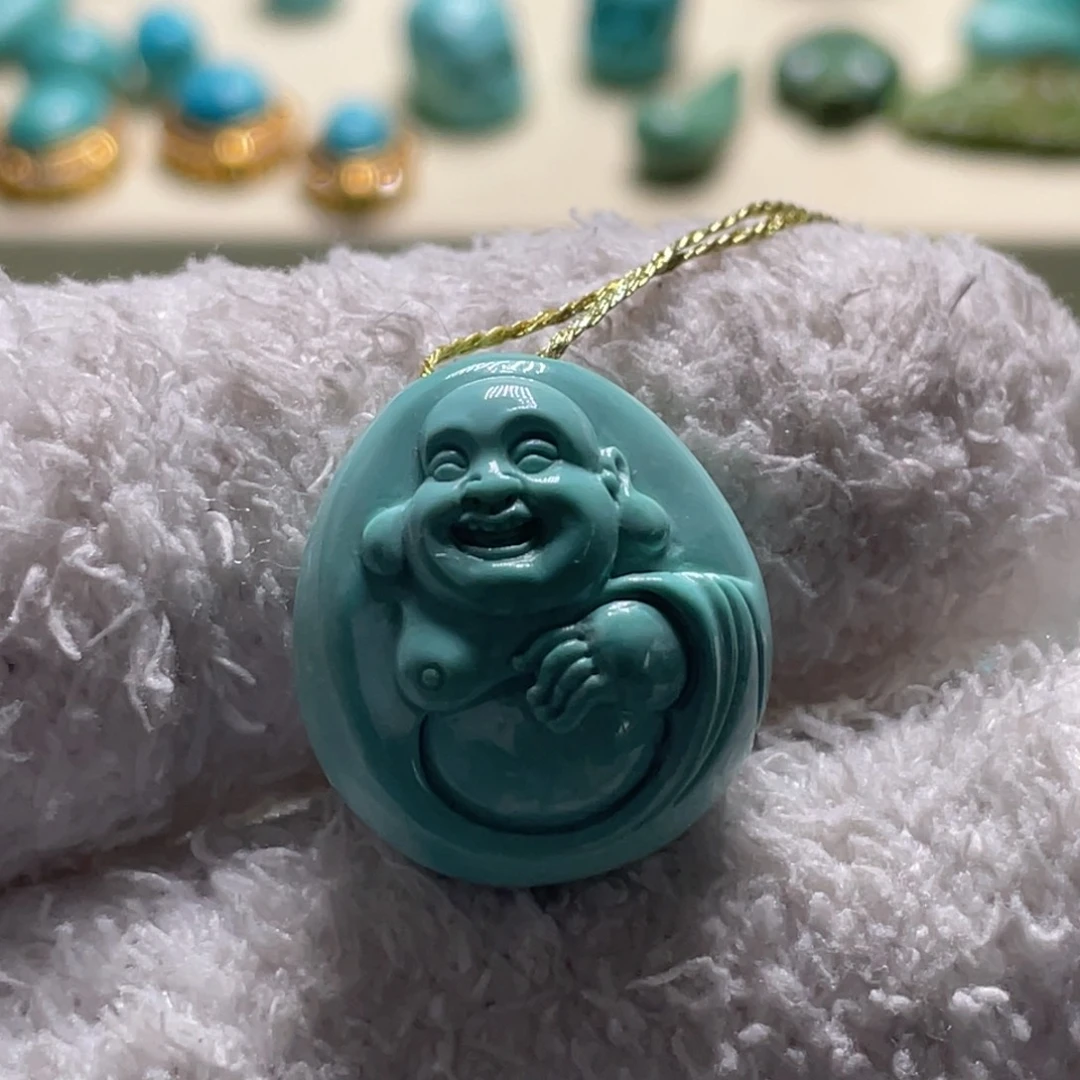 未镶嵌绿松石精品上**水