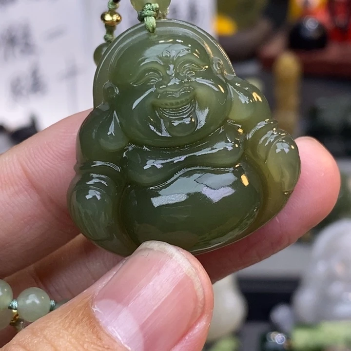 纪***籽和田玉未镶嵌颈饰