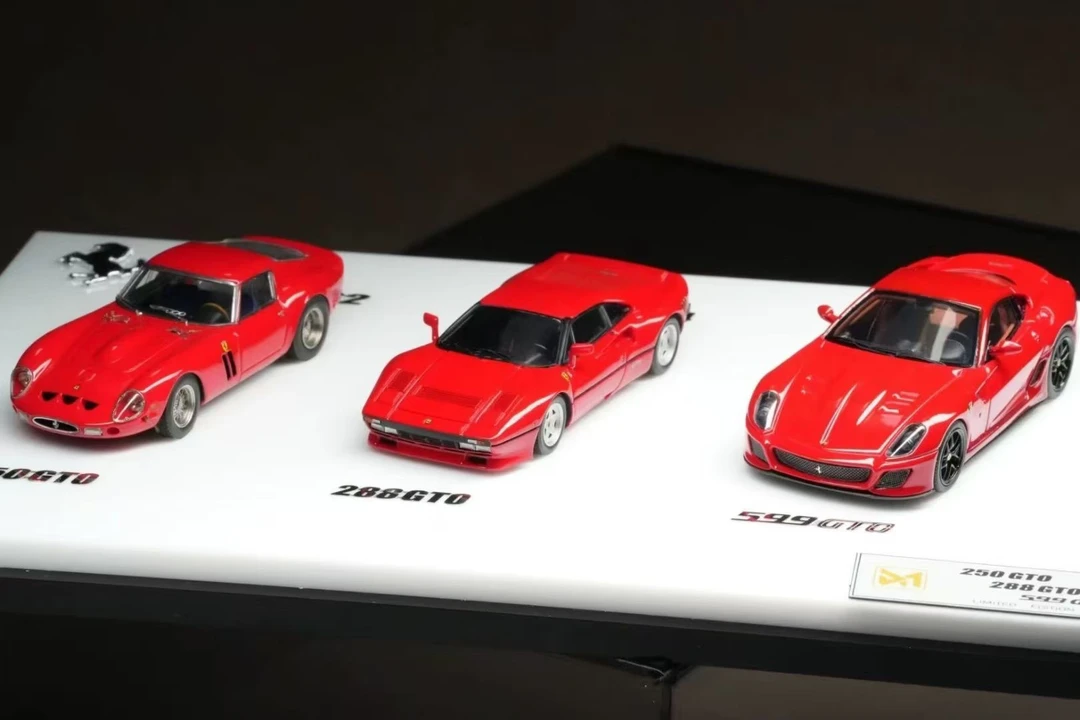 DMY 1:64 法拉利 250GTO三车套装 树脂车模