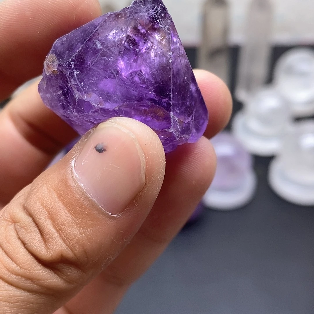 未镶嵌项圈水晶40水晶石