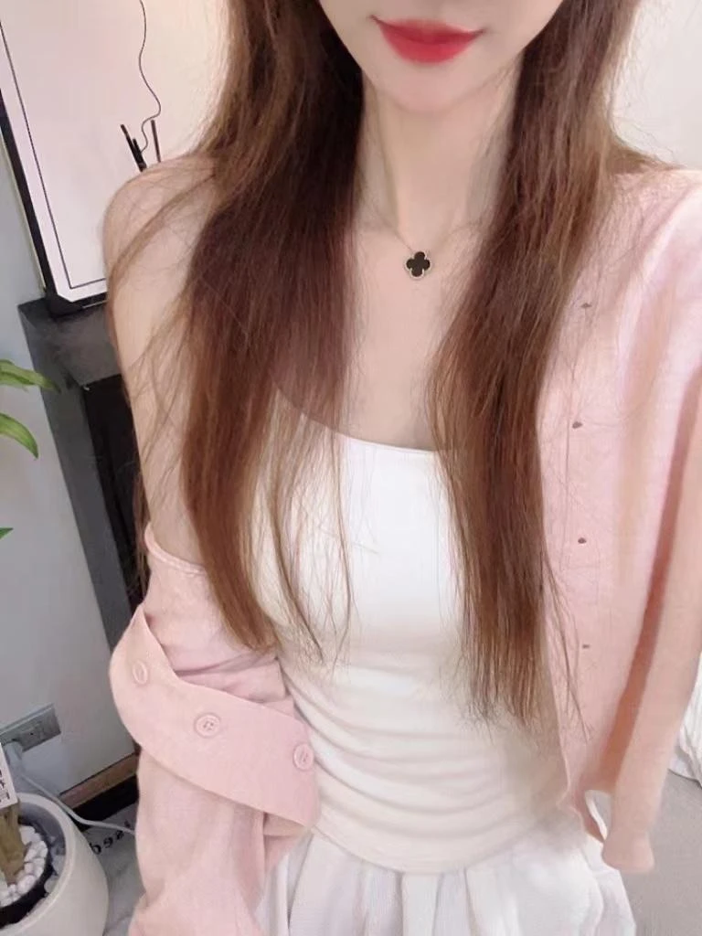 【现货】《香草奶盖》秋冬款韩版百搭软糯糯针织开衫上衣毛衣