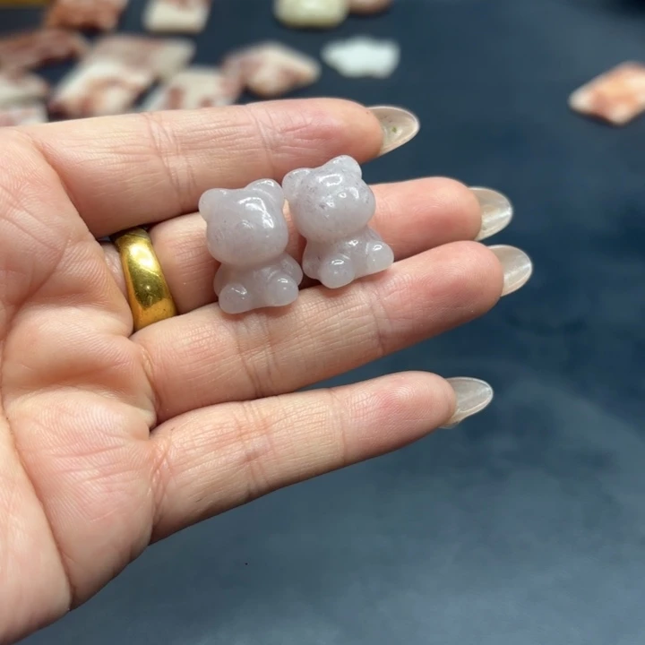 财***尖石英质玉未镶嵌手镯