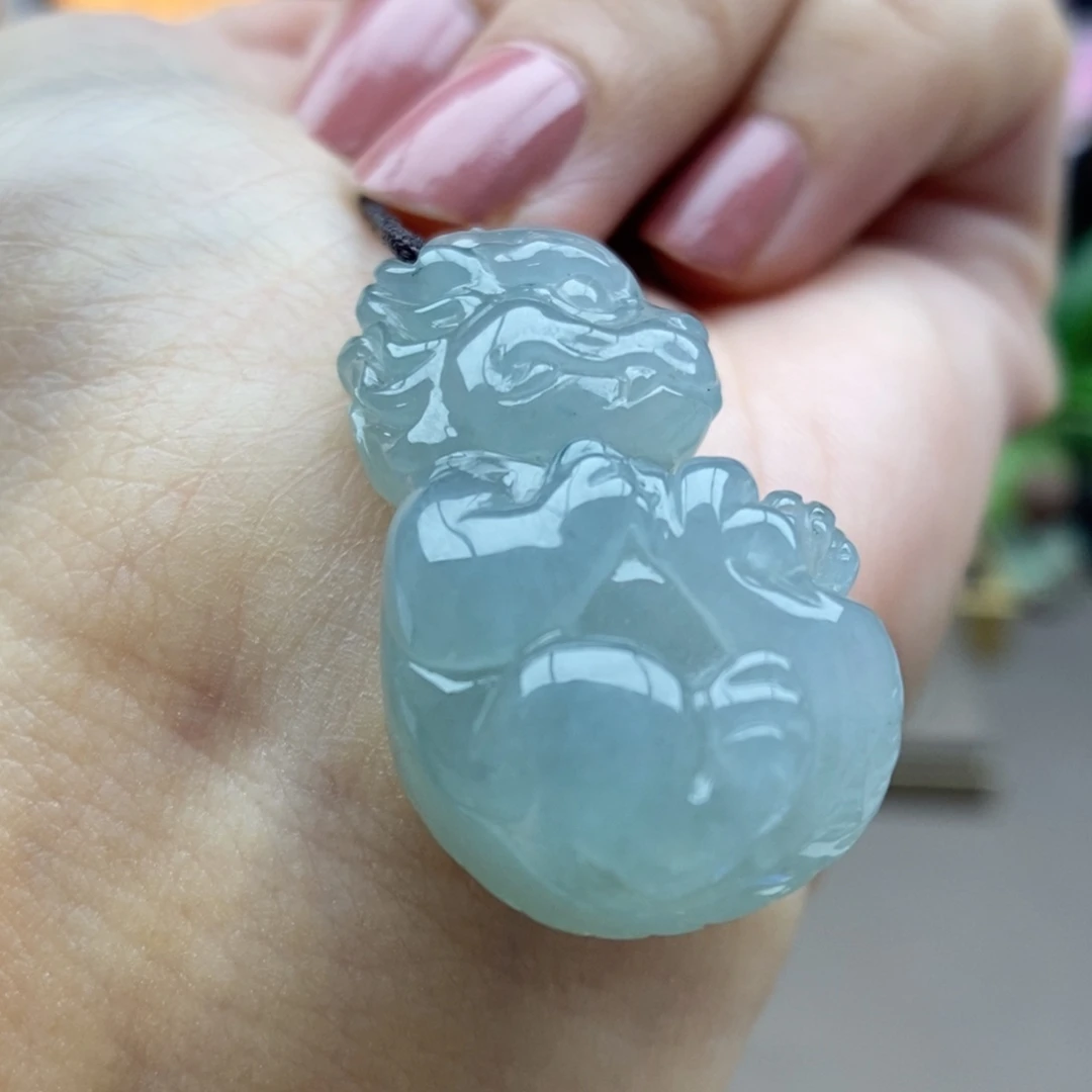 翡翠未镶嵌颈饰吊坠23