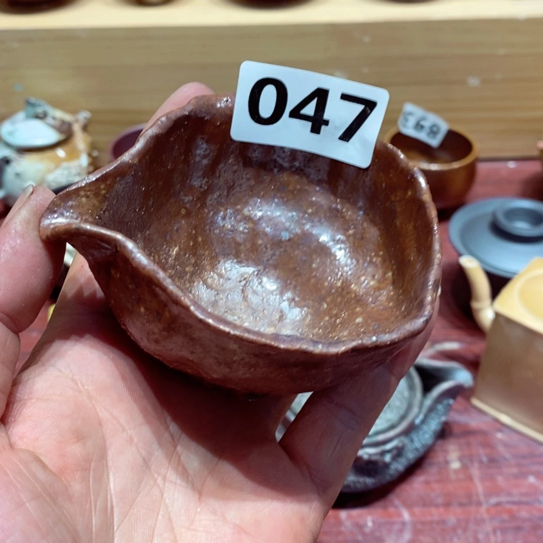 瑕疵，柴烧茶具陶瓷杯子