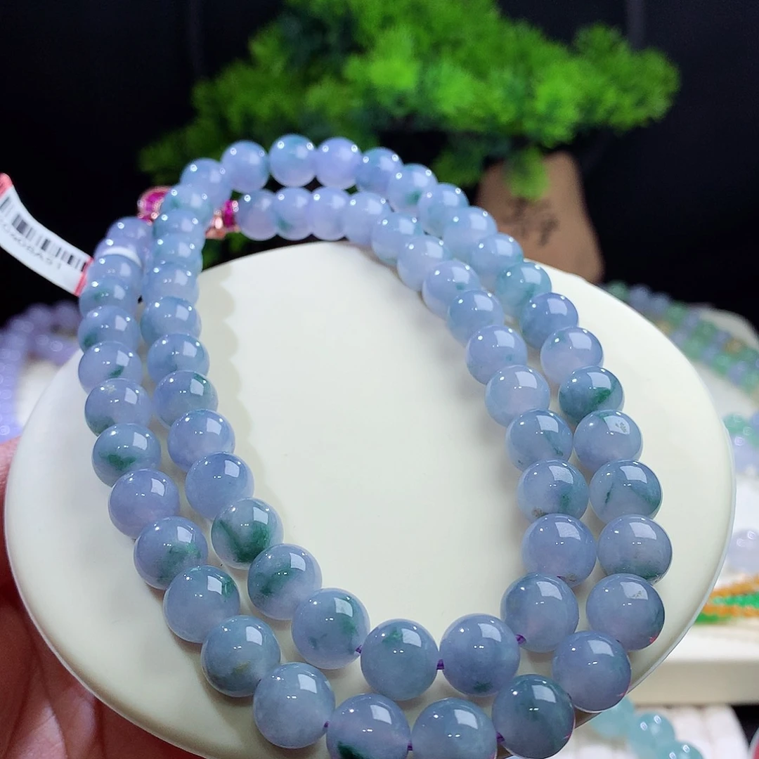 项链未镶嵌翡翠卡10mm