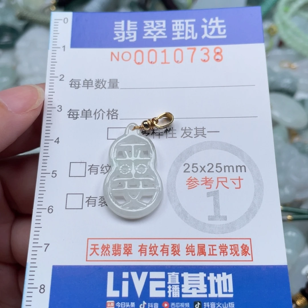 颈饰未镶嵌翡翠10738