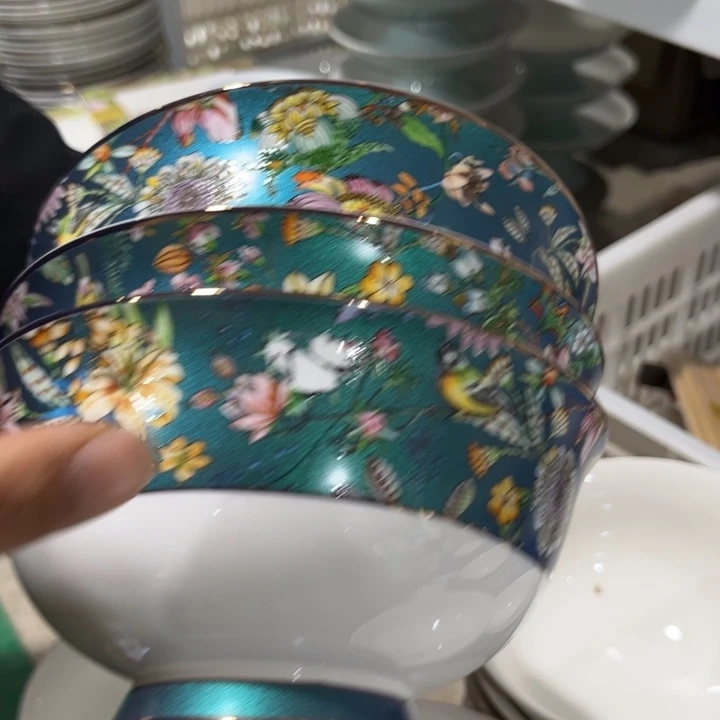 瓷片仙踪瑕疵面碗三个瑕疵