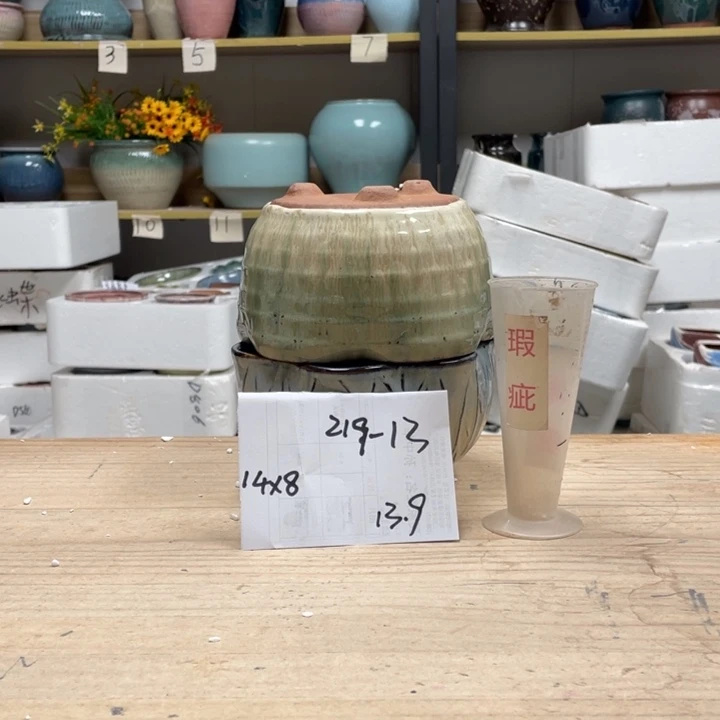 紫砂花盆多肉花盆微瑕13