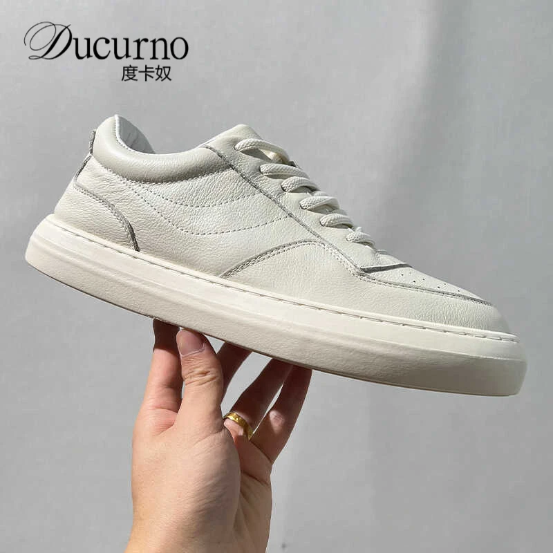 小白夏复古运动开车专用爆款ins小白网红板鞋干净感男士行政男鞋