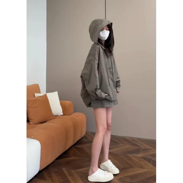 高智感老钱风松弛休闲轻薄宽松大板型设计感套装大码女装夏两件套