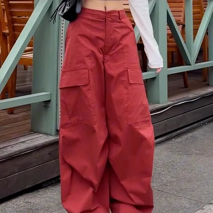 今年流行梧桐裤宽松bf慵懒风时尚洋气炸街裤子女款爆款2025新款